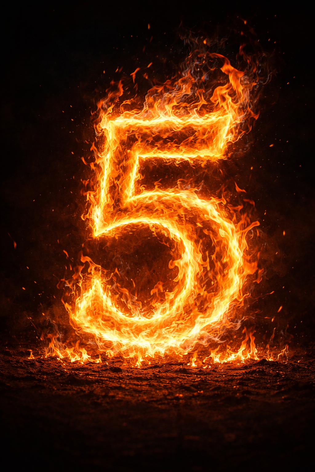 Number 5 In Flames (ChatGPT)